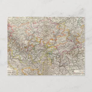Carte Postale Sachsischen Lander