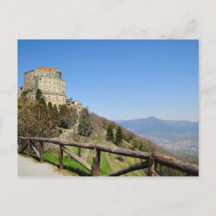 Carte Postale Sacra di San Michele, connue depuis le XIIe siècle