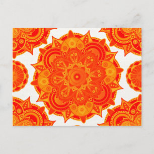 Carte Postale Sacral Chakra Mandala