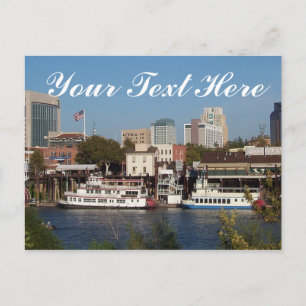 Carte postale Sacramento, CA "Votre texte ici"