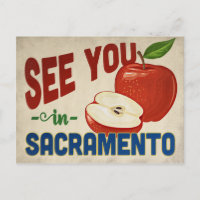 Sacramento California Apple - Vintage voyage