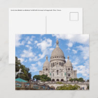 Sacre Coeur sur la colline de Montmartre - Paris,