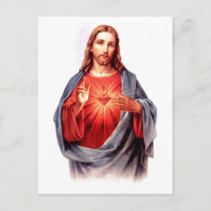 Carte Postale Sacred Heart de Jésus