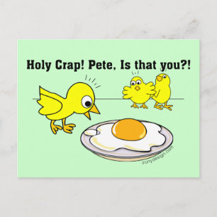 Carte Postale Sacrée merde ! Pete, c'est toi ?