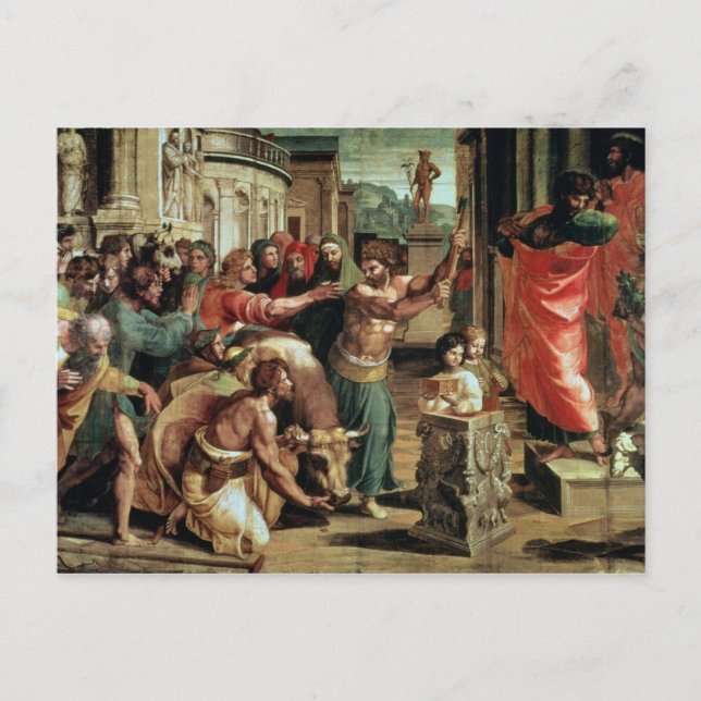 Carte Postale Sacrifice at Lystra (Devant)