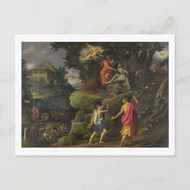 Carte Postale Sacrifice of Isaac, 1601 (Devant)