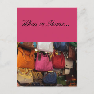 Carte Postale Sacs italiens - Rome, Italie