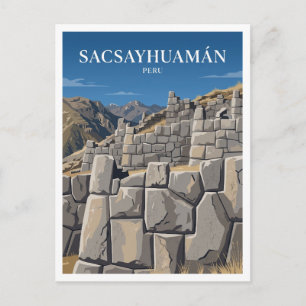 Carte Postale Sacsayhuamán Cusco Pérou