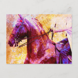 Carte Postale Saddleseat Grunge