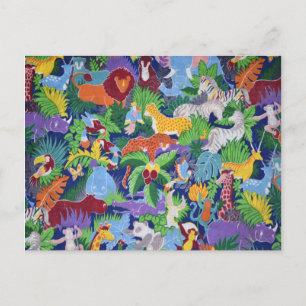 Carte Postale Safari animal