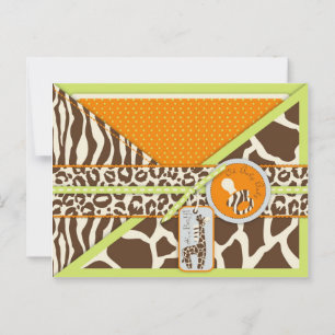 Carte postale Safari Boy Green Advice