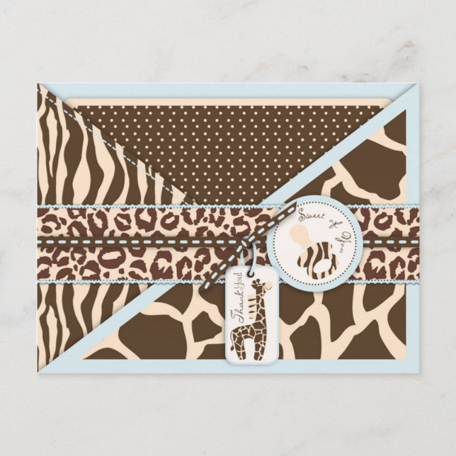 Carte postale Safari Boy TY (Devant)