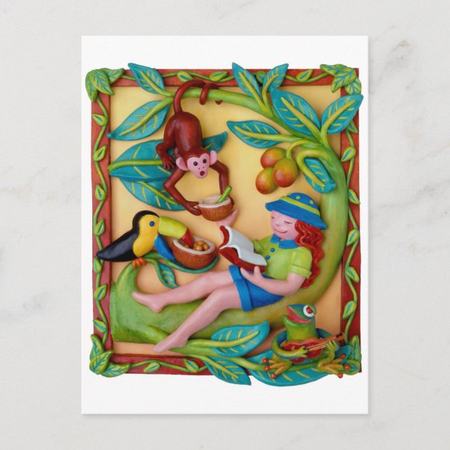 Carte Postale Safari de jungle (Devant)