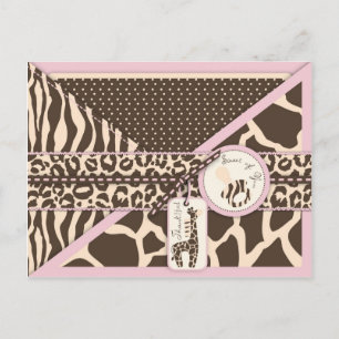 Carte postale Safari Girl TY