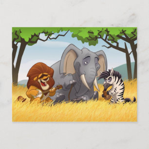 Carte postale Safari Jug Band