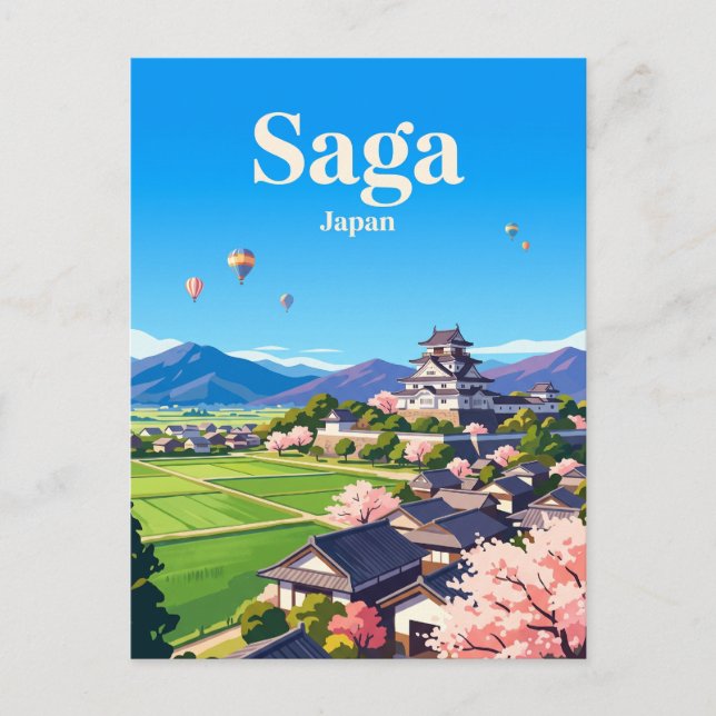 Carte Postale Saga Japon (Devant)