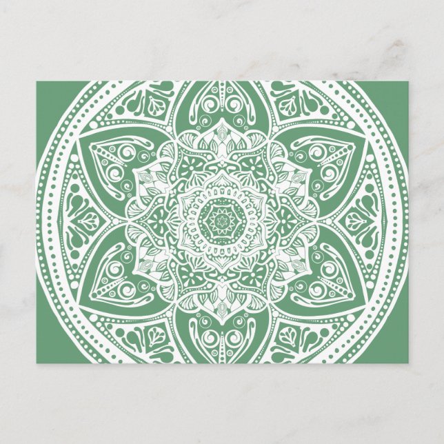 Carte Postale Sage Mandala (Devant)