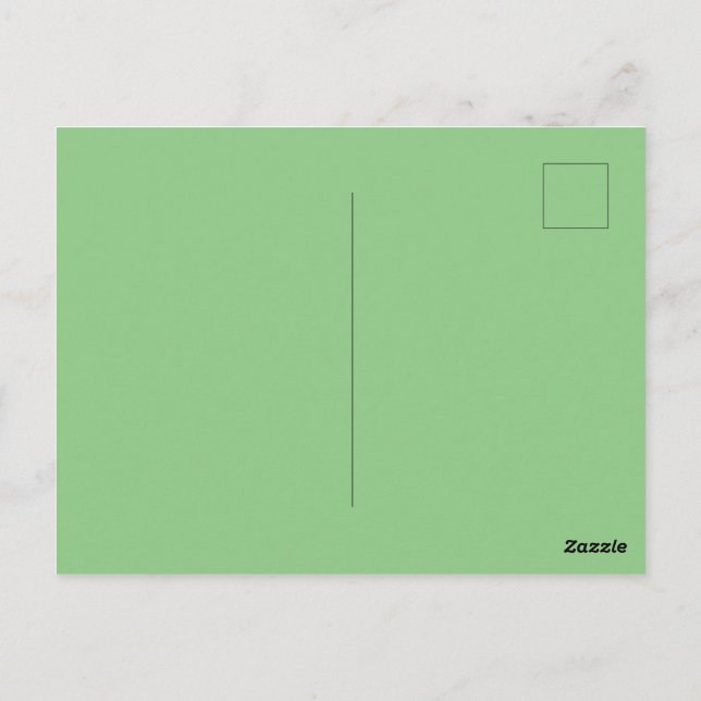 Carte Postale Sage sur mesure standard photo parfaite  (Dos)