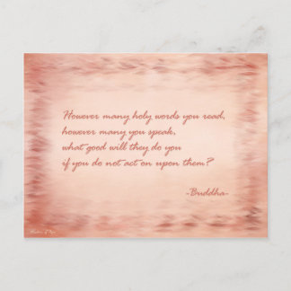 Carte Postale Sagesse de Bouddha