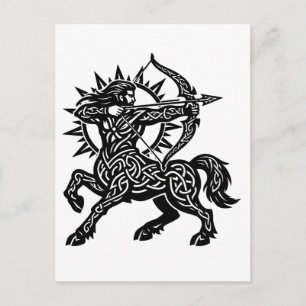 Carte Postale Sagittaire — L'Archer par BurnsInHell