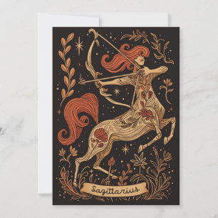 Carte postale - Sagittarius Celestius Zodiac Art