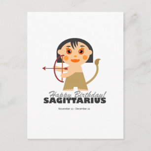 Carte Postale Sagittarius Zodiac pour enfants