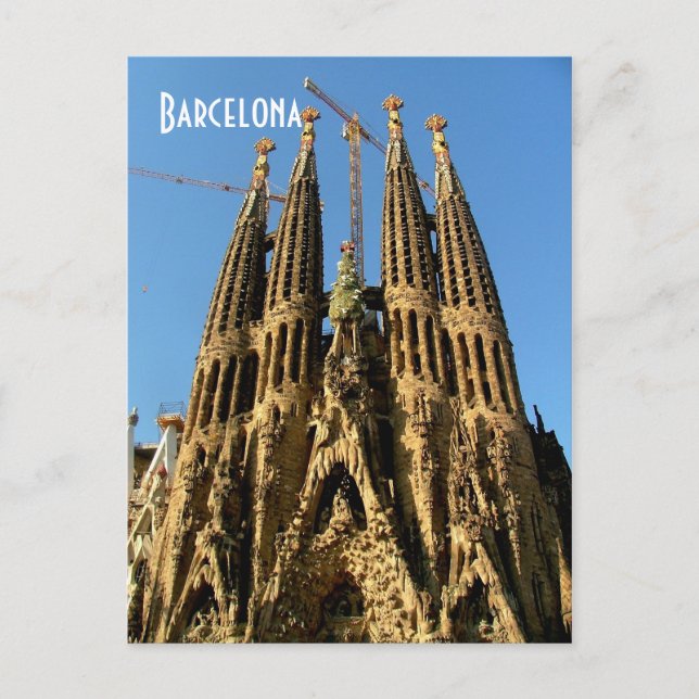Carte Postale Sagrada Familia (Devant)