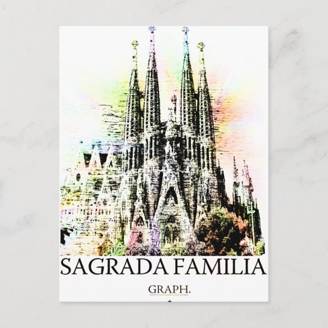 Carte Postale Sagrada Familia (Devant)