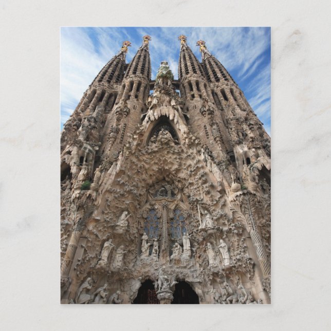 Carte Postale Sagrada Familia Barcelone (Devant)