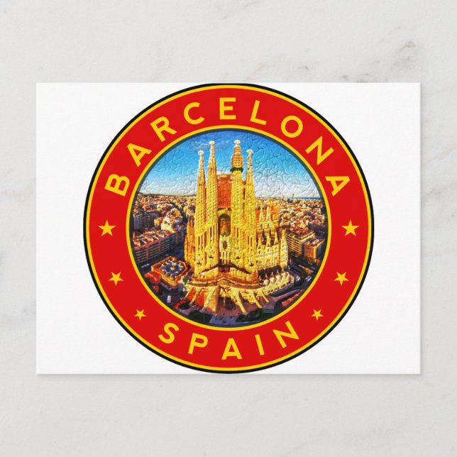 Carte Postale Sagrada Familia Barcelone (Devant)