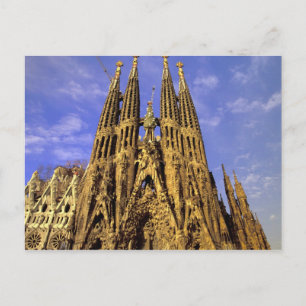 Carte Postale Sagrada Familia Barcelone, Espagne