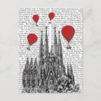 Sagrada Familia et Ballons Red Hot Air