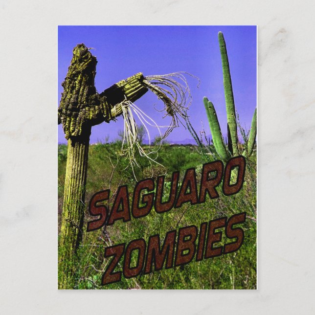 Carte Postale Saguaro Zombies Zombie 2 (Devant)