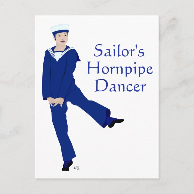 Carte Postale Sailers Hornpipe Dancer (Devant)