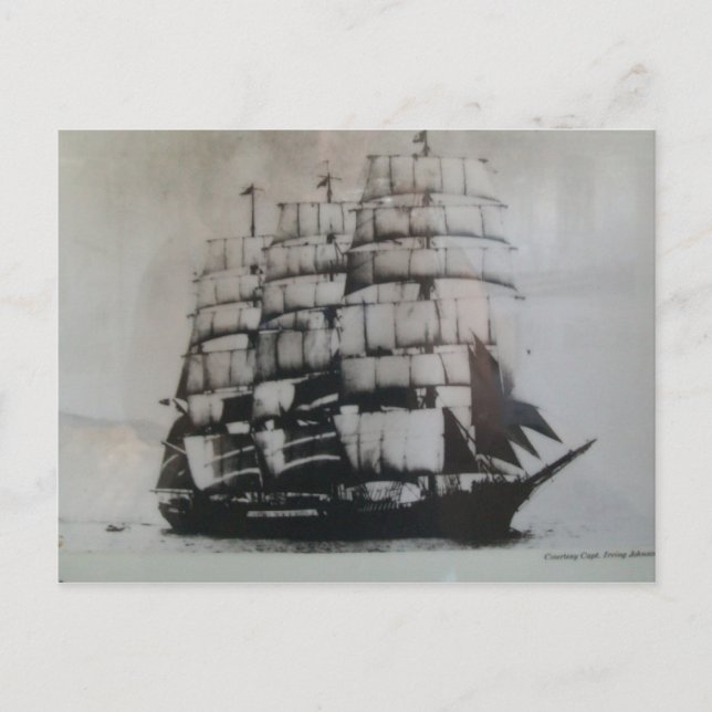 Carte Postale Sailing ship (Devant)