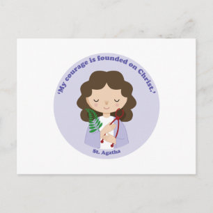 Carte Postale Saint Agatha