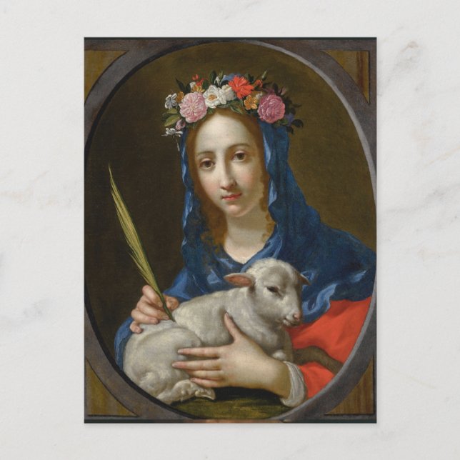 Carte postale Saint Agatha (par Cesare Dandini) (Devant)