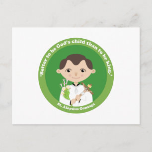 Carte Postale Saint Aloysius Gonzaga
