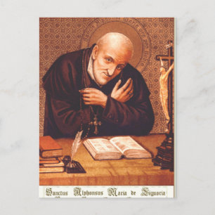 Carte Postale Saint Alphonse Liguori évêque catholique italien