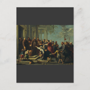 Carte Postale Saint Antoine de Padoue par Willem van Herp