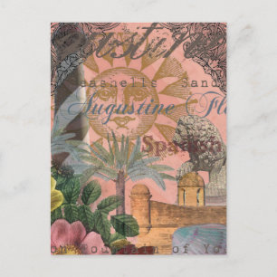 Carte Postale saint augustine florida voyage art antique