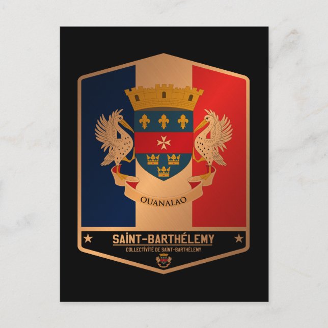 Carte Postale Saint Barthélemy (Devant)