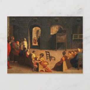 Carte Postale Saint-Bernardino de Sienne prêche