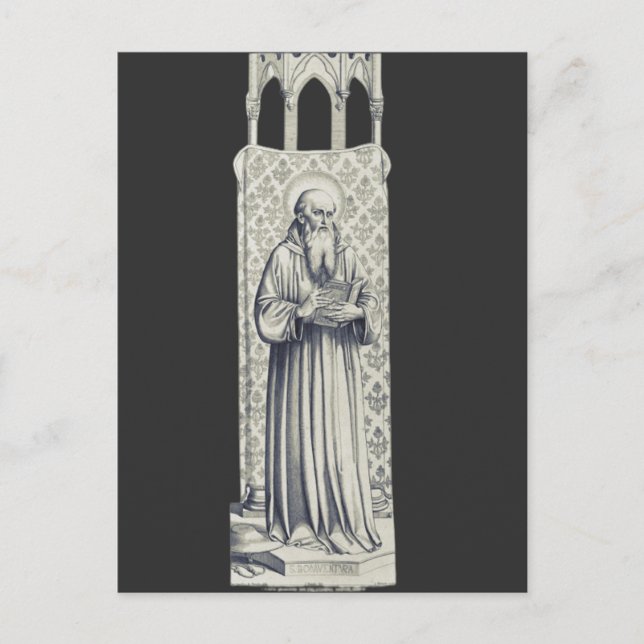 Carte Postale Saint Bonaventure Docteur séraphique (Devant)