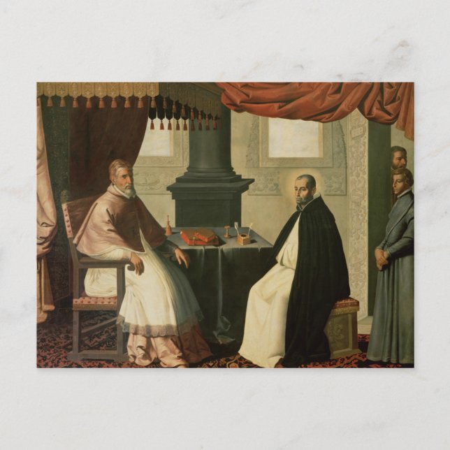 Carte Postale Saint Bruno et Pape Urbain II 1630-35 (Devant)