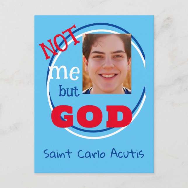 Carte Postale Saint Carlo Acutis (Devant)
