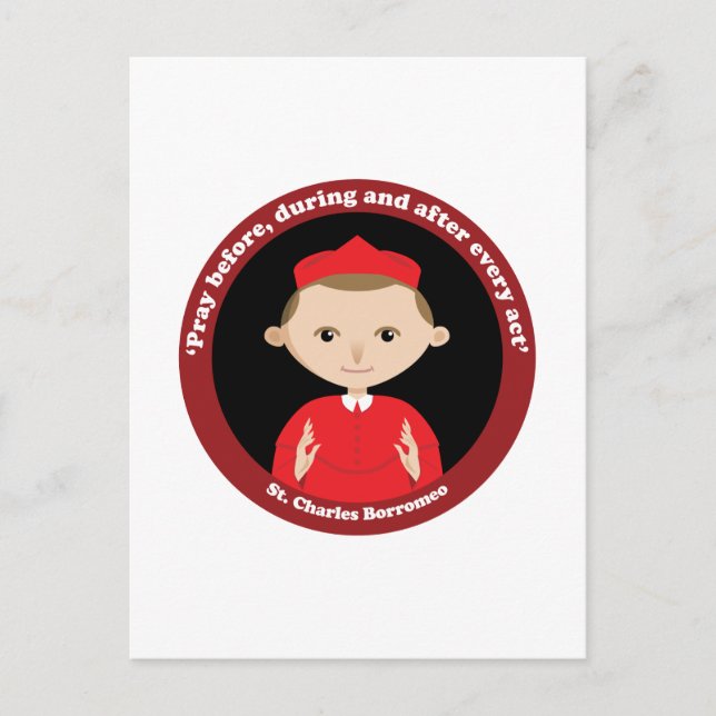 Carte Postale Saint Charles Borromeo (Devant)