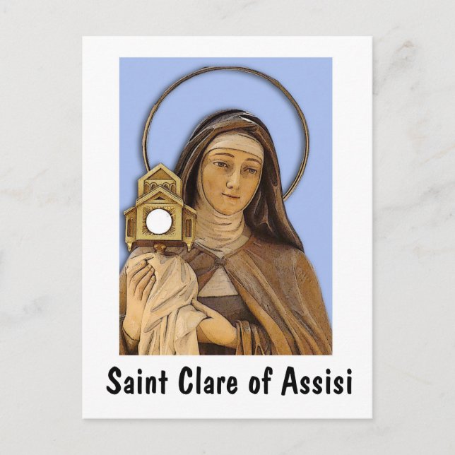 Carte Postale Saint Clare Assisi (Devant)