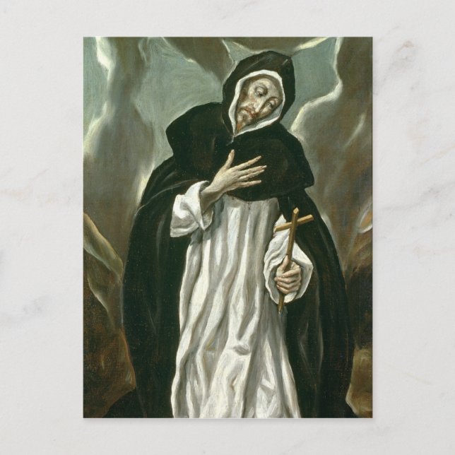 Carte Postale Saint Dominique de Guzman (Devant)