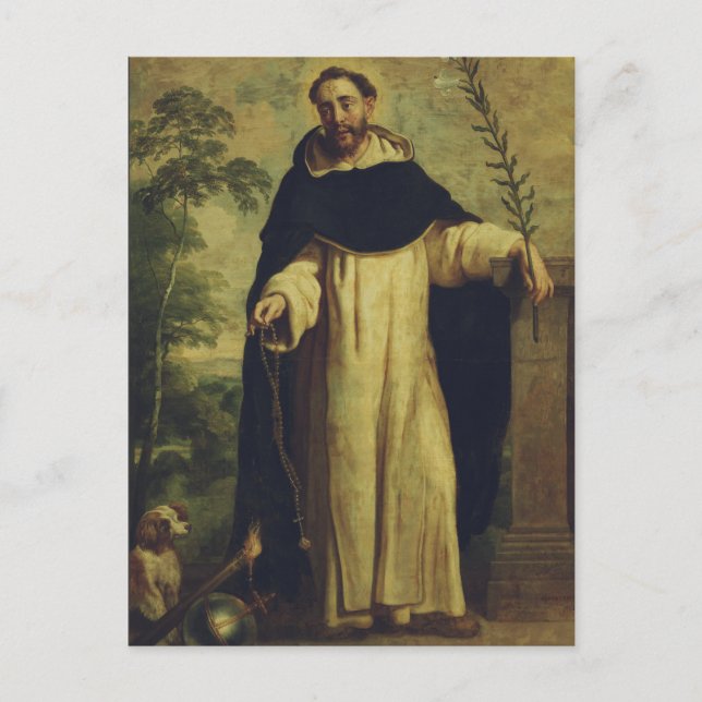 Carte Postale Saint Dominique de Guzman (Devant)